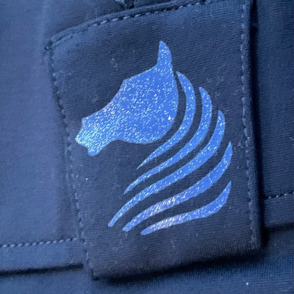 HR Farm Full Seat Silicone Grip Star High Waist Equestrian Riding Breeches NWT - Picture 13 of 16